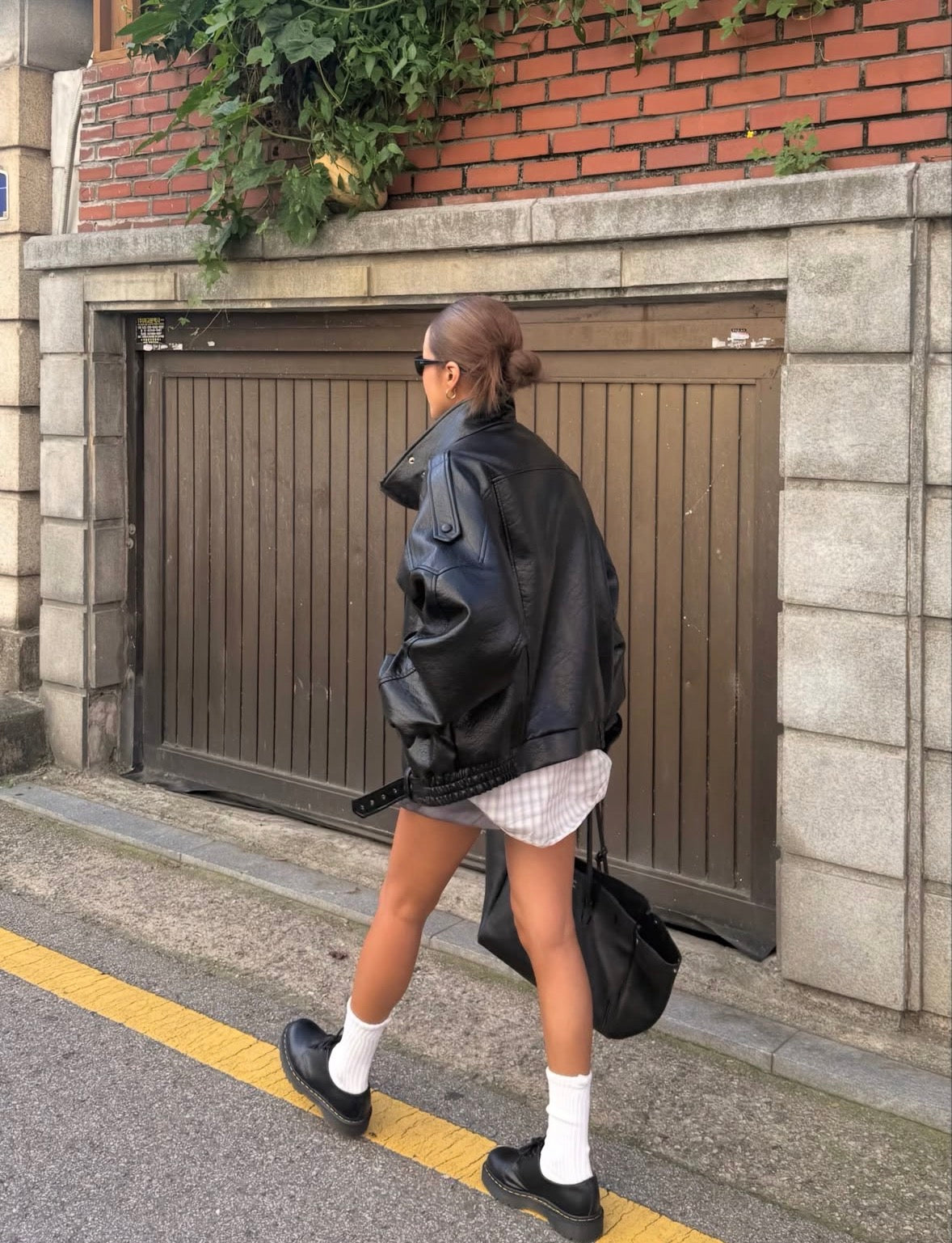 Belted Leather Jacket