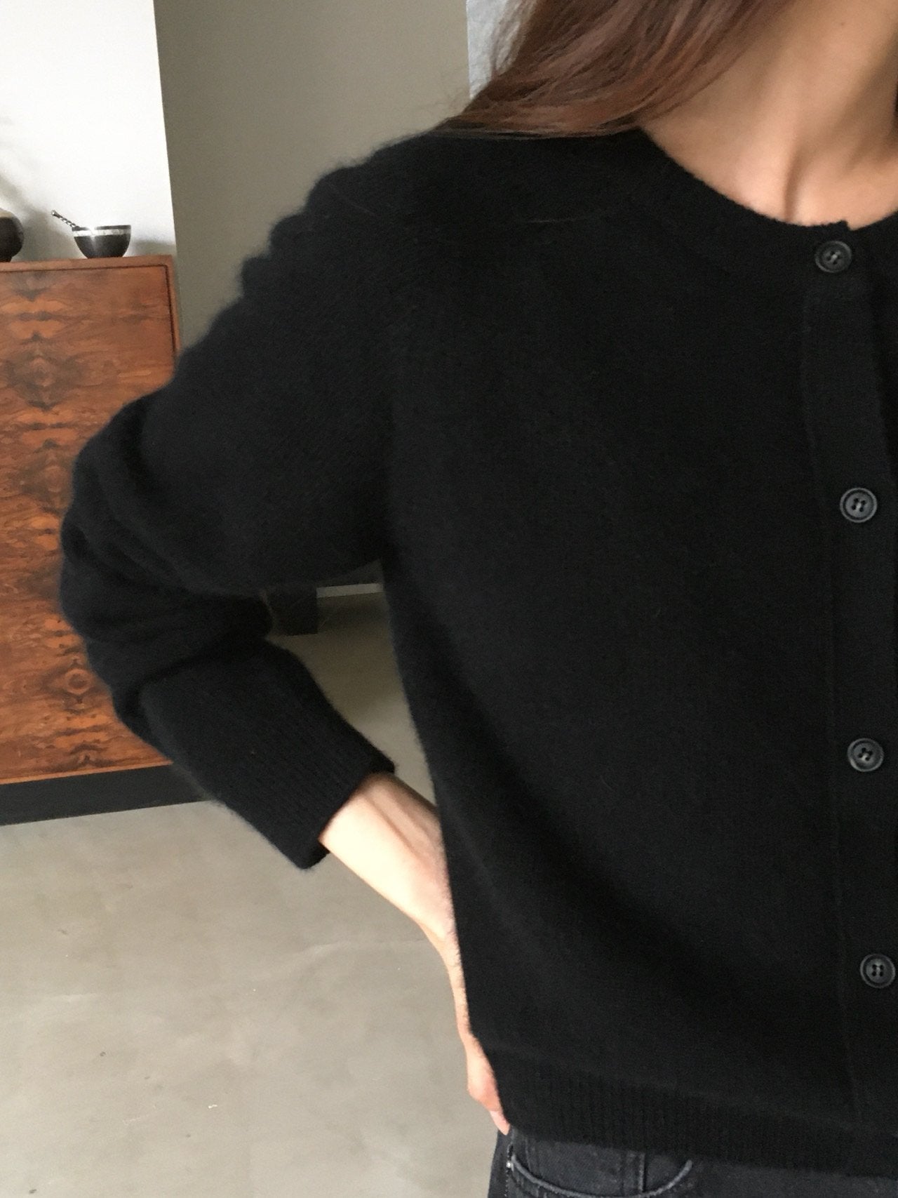 Raccoon Round Cardigan