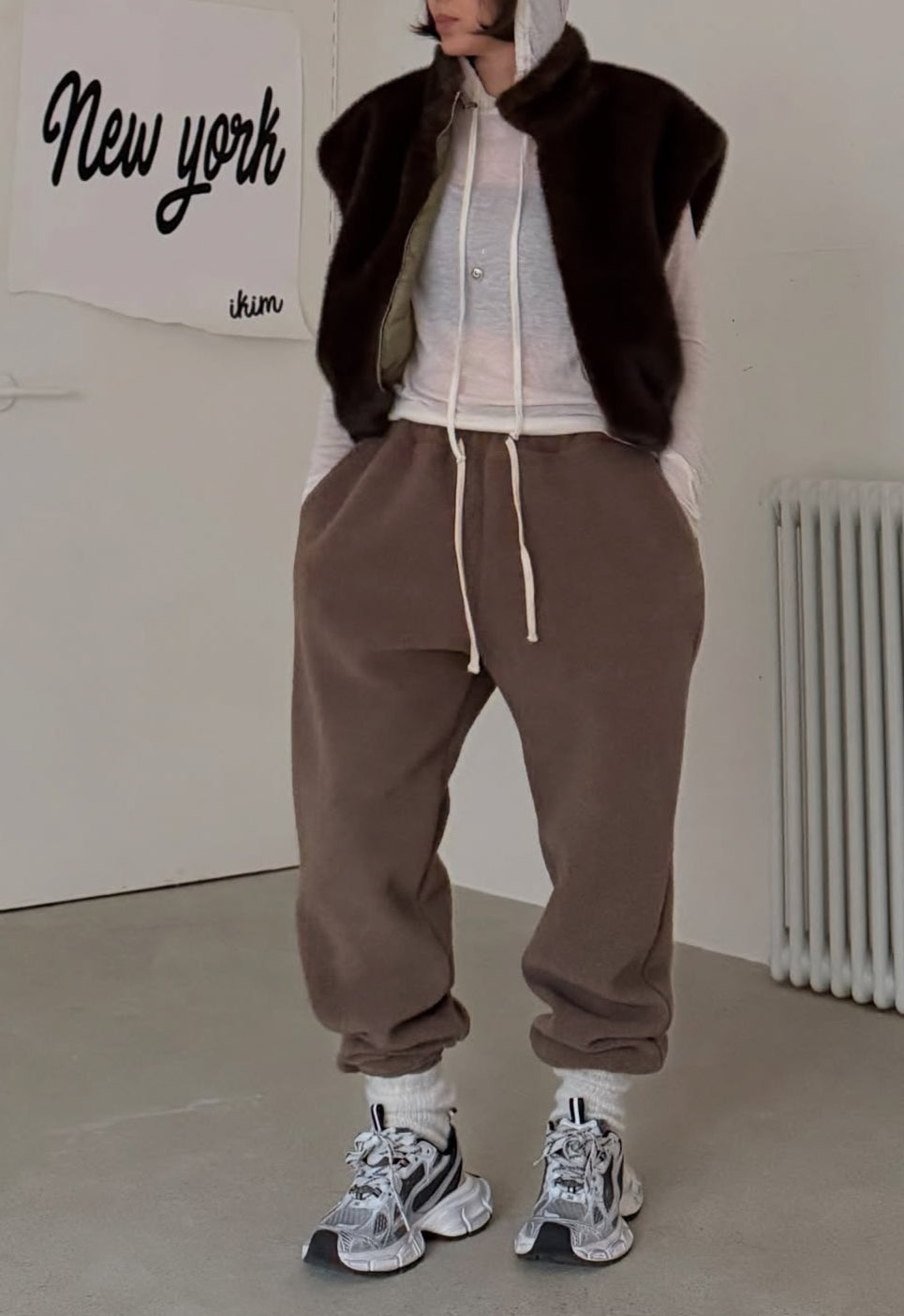 Reversible Cropped Mink Vest