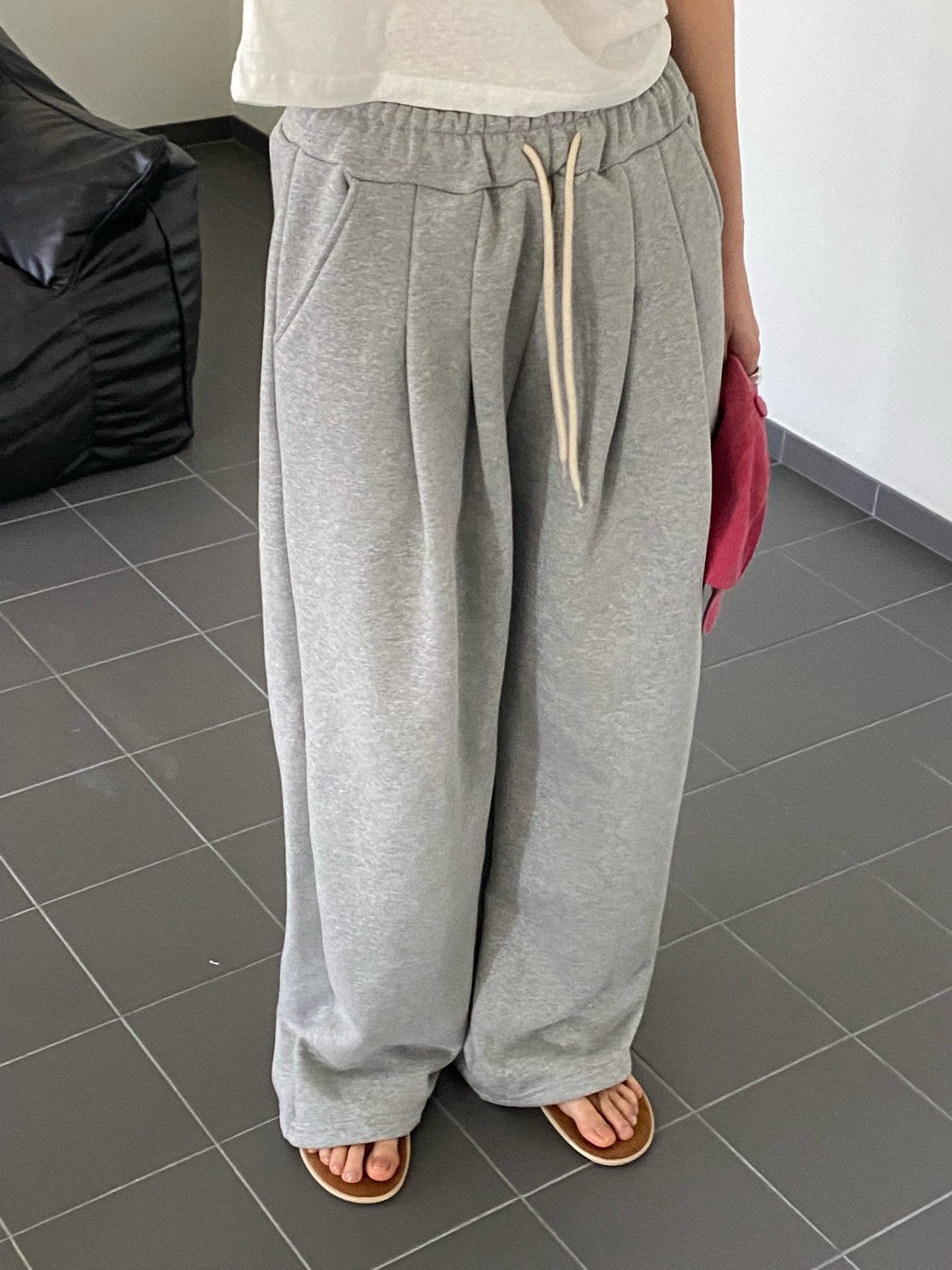 Pintuck Sweatpants