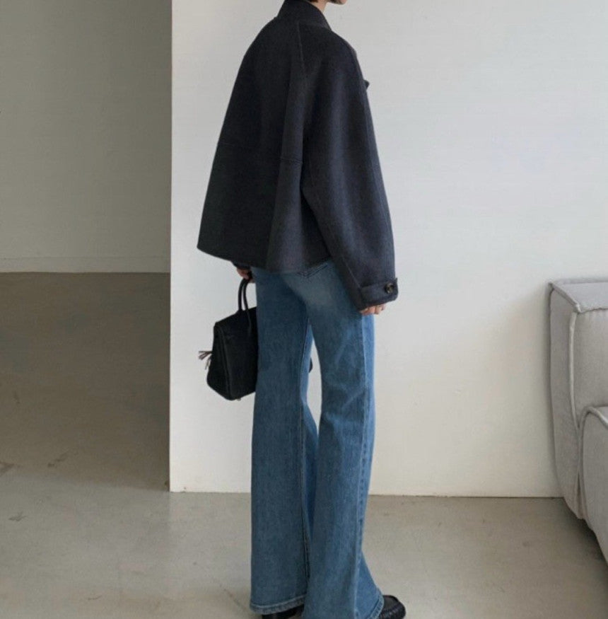Asymmetric Short Coat
