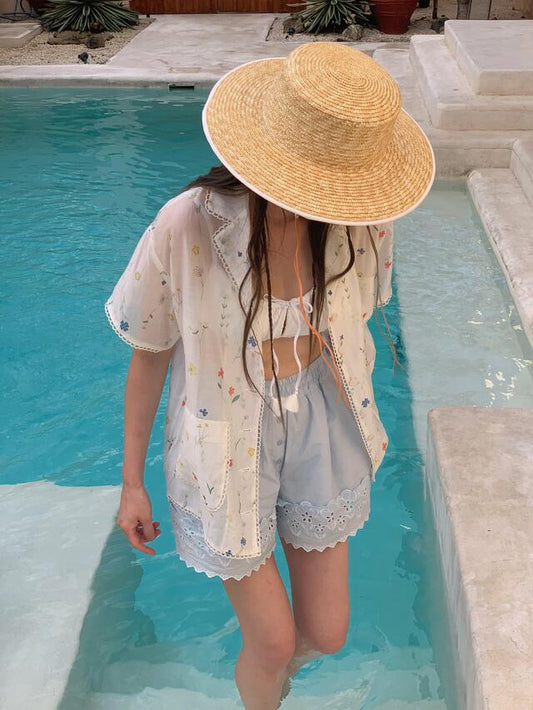 Organza Camp Shirt