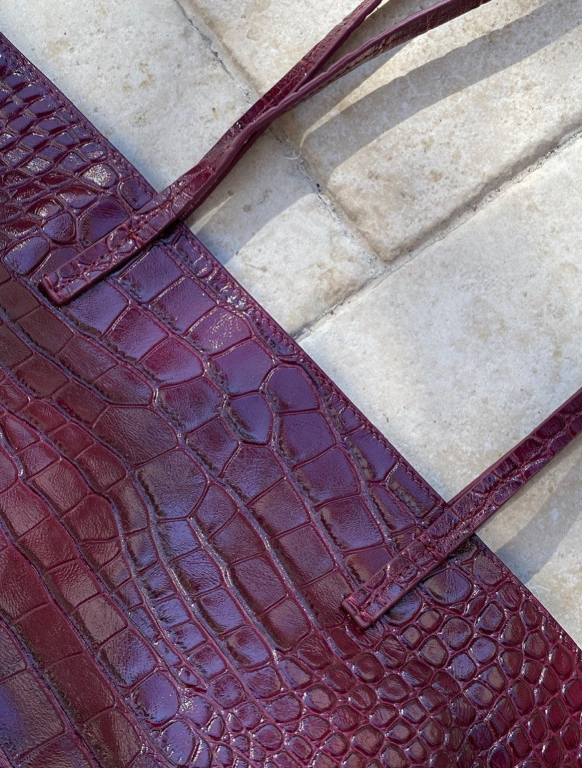 Croc Shoulder Bag