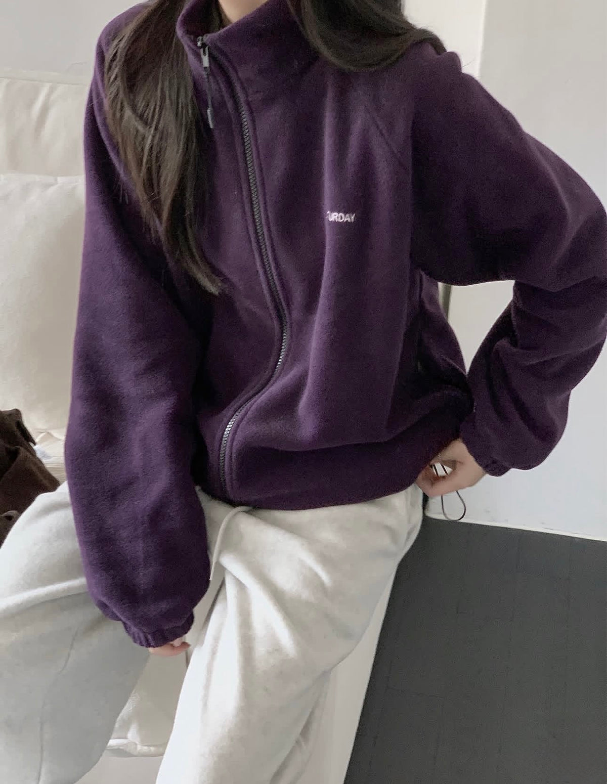 Saturday Fleece Zip Up