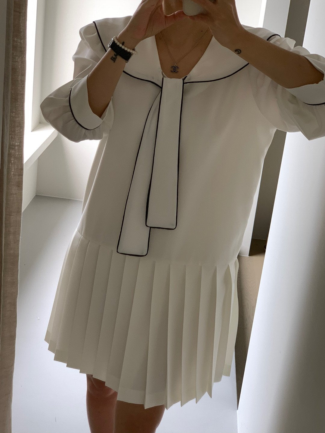 Sailor Pleats Dress