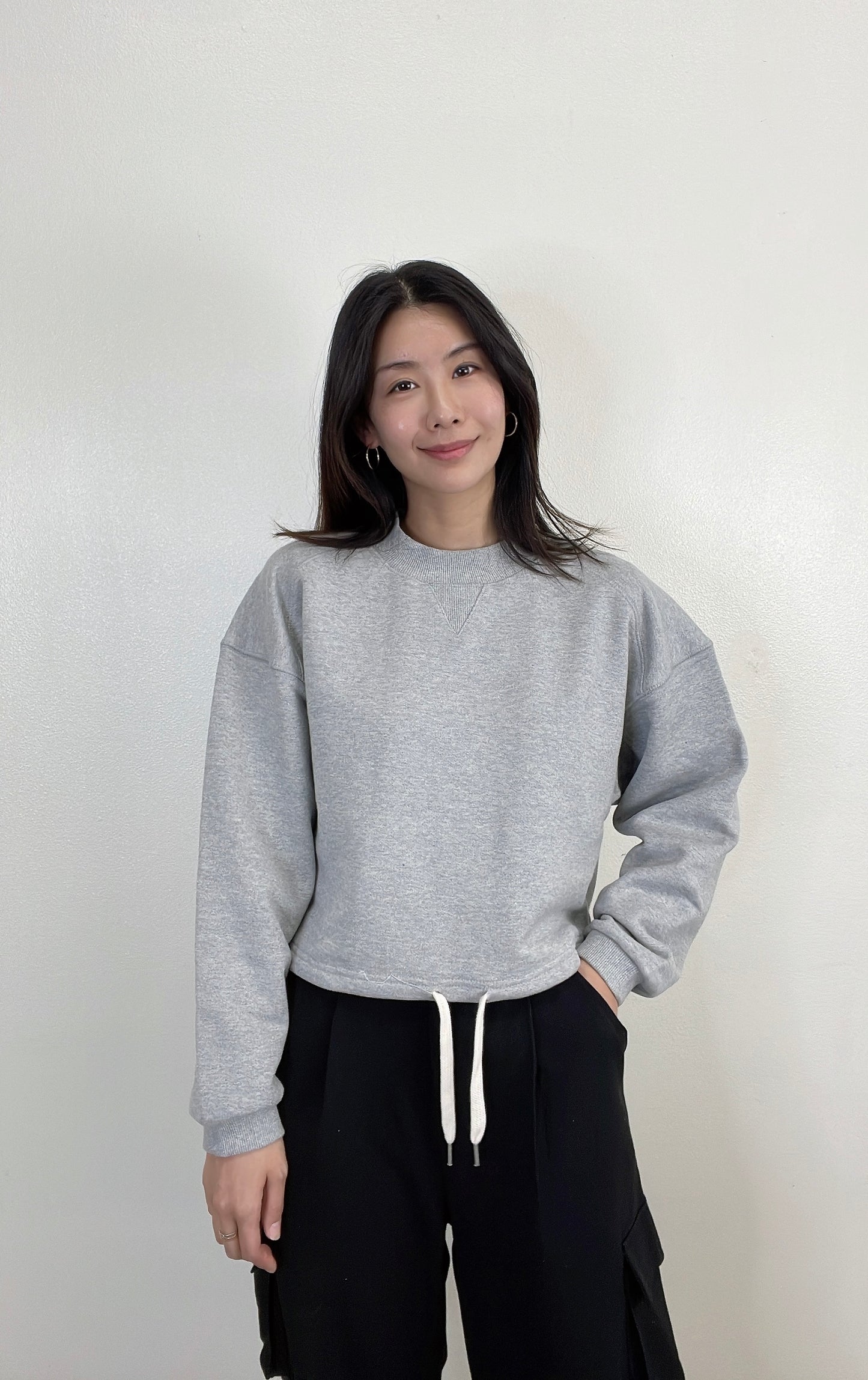 Hour Cropped Sweatshirt