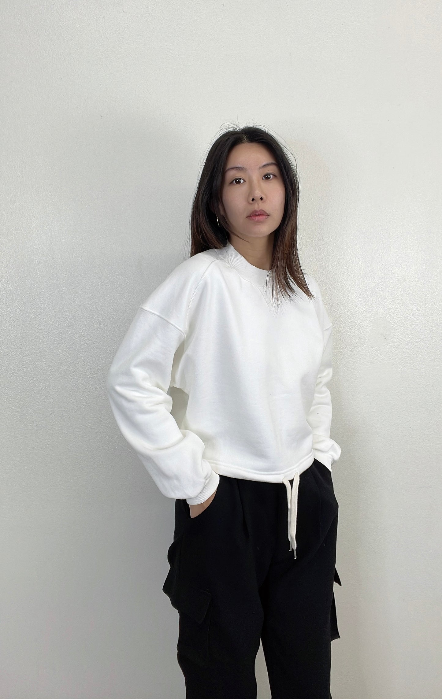 Hour Cropped Sweatshirt