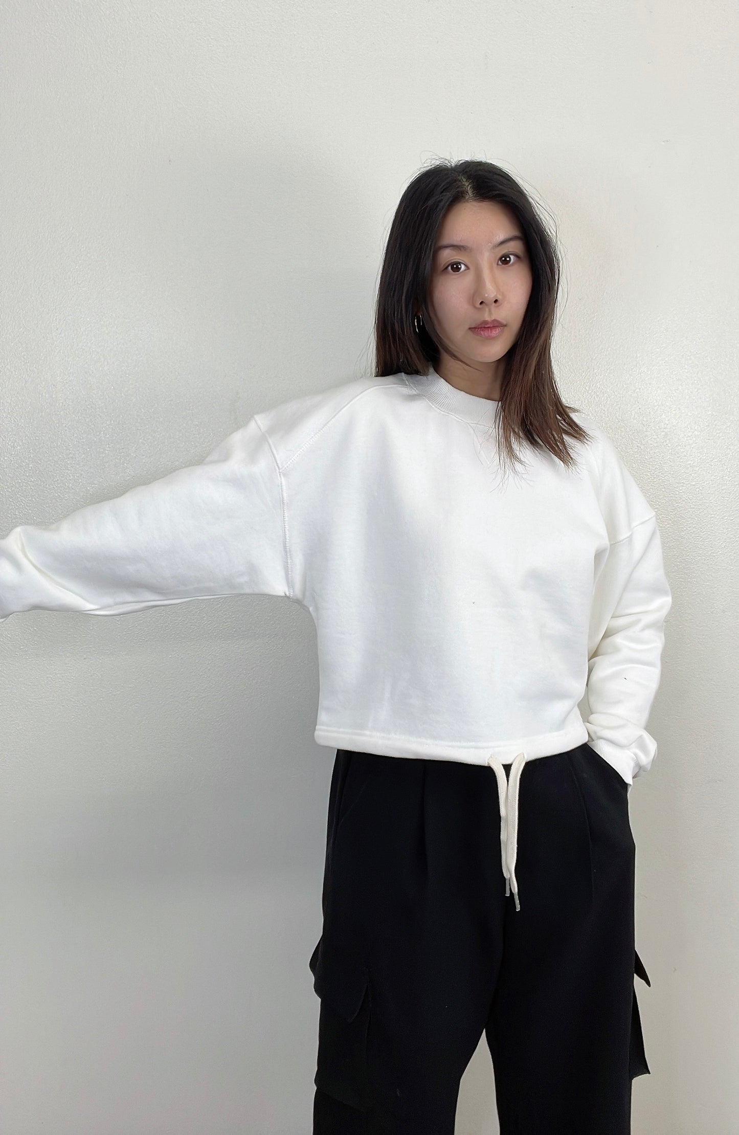 Hour Cropped Sweatshirt